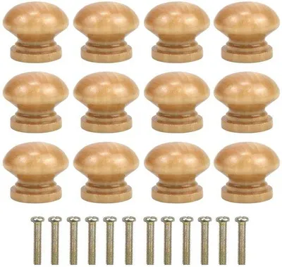 Produktbild von Holzladestangen - Retro-Design - Set aus 12 - Hochwertiges Holz