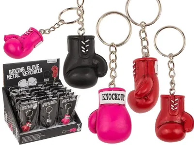 Produktbild von Boxer-Schlüsselanhänger – Rosa Boxhandschuh