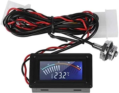 Immagine prodotto di Sensore di temperatura impermeabile per computer e laptop, con cavo. Intervallo di temperatura: da -50 a 110 gradi