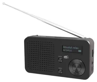 Produktbild von TELESTAR TOP 100 sw portables Radio DAB+/UKW,Bluetooth,USB,Akku