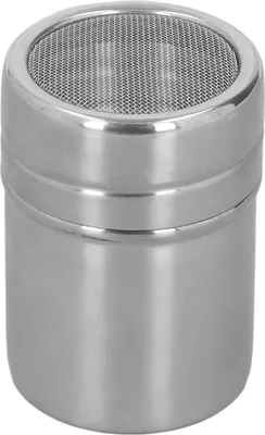 Zdjęcie produktu dla Przesiewacz do kawy w proszku Przesiewacz do kakao ze stali nierdzewnej Cylinder przesiewacza z pokrywką