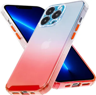 Immagine prodotto di Custodia a colori sfumati per iPhone 13 Pro Max custodia protettiva per telefono cellulare custodia per fotocamera copertura di protezione