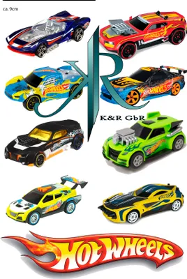 Produktbild von Hot Wheels Autos. 8 Stuck Tortenaufleger,Geburtstag,Tortendeko