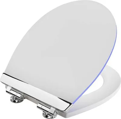 Produktbild von Cornat WC-Sitz White Shining LED, MDF, Reversed Edge, mit Softclose-Funktion, KSDSC363