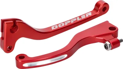 Obrázek produktu pro Sada brzdové a spojkové páky Doppler CNC červená pro Sherco SE, SM 11- (s brzdou J.Juan)