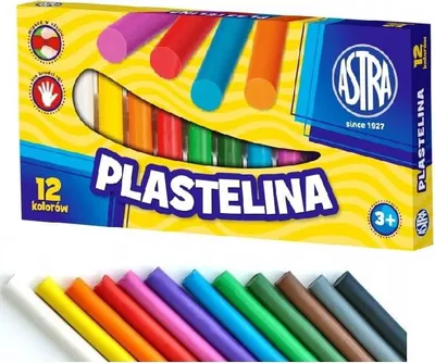 Produktbild von ASTRA Knetmasse Basic 12 Farben, 83813906