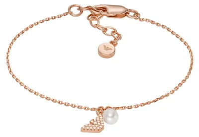 Image de Bracelets Emporio Armani Rosa,Rosé Collection Essential - femme