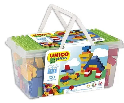 Immagine prodotto di Unico 8502-0000: 120 mattoncini da costruzione, adatto a bambini dai 3 ai 99 anni