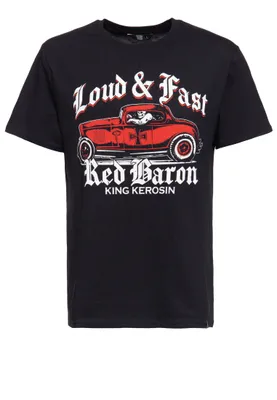 Produktbild von King Kerosin T-Shirt - Loud & Fast Red Baron S