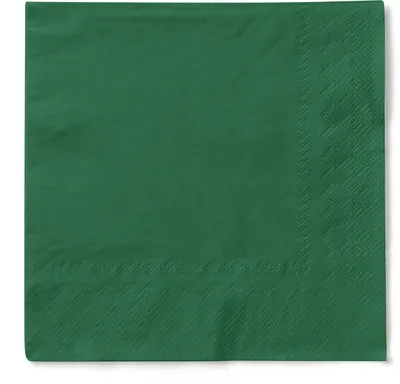 Produktbild von Tissue Cocktail-Serviette Grün, 24 x 24 cm, 150 Stück - Mank