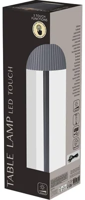 Immagine prodotto di Lampada da tavolo LED grigia 36 cm