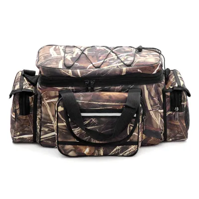 Produktbild von Angelausruestungstasche mit grosser Kapazitaet Wasserdichte Aufbewahrungstasche fuer Angelausruestung Etui Outdoor Travel Hunting Shoulder Bag Pack