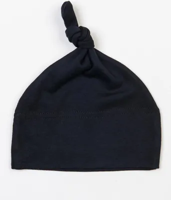 Zdjęcie produktu dla Babybugz BZ15 | Baby 1 Knot Hat - Czapka niemowlęca - 100% bawełna - Kolor: czarny - Rozmiar: jeden rozmiar