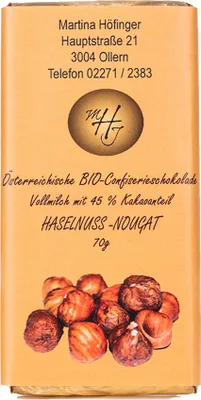 Produktbild von Schokolade Haselnuss-Nougat 70g