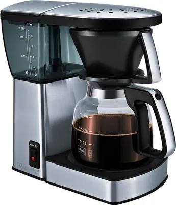 Produktbild von Melitta Excellent 4.0, Filterkaffeemaschine, 1,25 l, Gemahlener Kaffee, 1455 W, Schwarz, Edelstahl