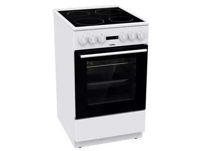 Obrázok produktu pre Mora C 5245 BW, Voľne stojaci sporák, Biela, Otočné, Biela, Horné predné, Spodok