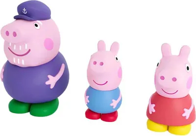 Produktbild von Peppa Pig Abbildung 3 Badefiguren Rosa Rosa One Size