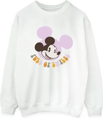 Produktbild von Disney - "Full Of Smiles" Sweatshirt für Damen BI29108 (S) (Weiß)