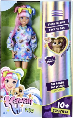 Obrázok produktu pre Lalka Kawaii Hi Mia i piesek Choco