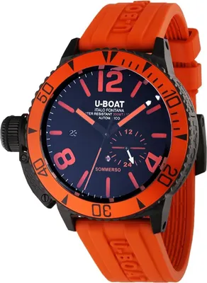 Image de U-Boat 9543 Sommerso Orange IPB automatique Montre homme 46mm 30ATM