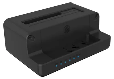 Obrázek produktu pro Dokovací stanice pro HDD/M.2 NVMe SSD, USB 3.2 Gen 2 (10 Gbit/s), zařízení pro klonování disků a pro připojení disků (SATA 2,5"/3,5" a M.2 NVMe), adaptér, IB-2914MSCL-C31