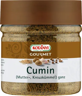 Produktbild von Kotanyi Gourmet Cumin ganz getrocknet leicht bitter Kreuzkümmel 140g