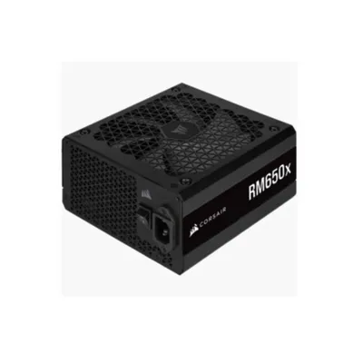 Produktbild von Corsair Netzteil RM650X 650W Modular 80+ Gold ATX Schwarz für PC/Server, 1.5kg, 13.5cm Lüfter, 1 Lüfter, 100.000h MTBF, Schutz vor Überlastung, Überspannung, Kurzschluß, Unterspannung