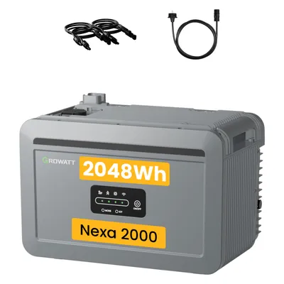 Zdjęcie produktu dla Magazyn do elektrowni balkonowych Powerness Magazyn Growatt NEXA 2000 All-in-One 2048Wh do elektrowni balkonowych