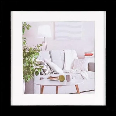 Produktbild von Henzo Modern Bilderrahmen 20x20 cm Schwarz