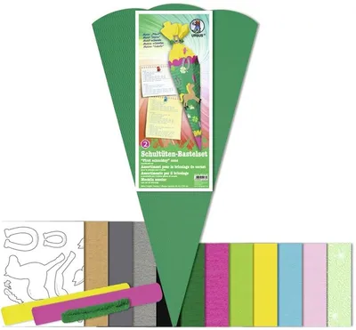 Produktbild von URSUS 9850002, Junge/Mädchen, Braun, Grün, Grau, Pink, Gelb, Abbildung, Karton, Hexagonal, Tape