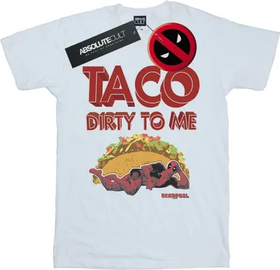 Produktbild von Marvel - "Taco Dirty To Me" T-Shirt für Damen BI20964 (5XL) (Weiß)