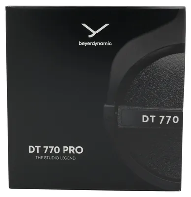Produktbild von Beyerdynamic DT 770 Pro Kopfhörer Kabelgebunden Kopfband Musik Schwarz