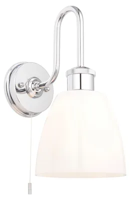 Produktbild von Wandleuchte Piper | 1-flammig | 10W E27 | Metall/Glas