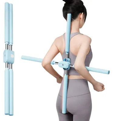 Produktbild von Yoga Stöcke, 2 Stück, Haltungskorrektur, Dehnübungen, für Zuhause