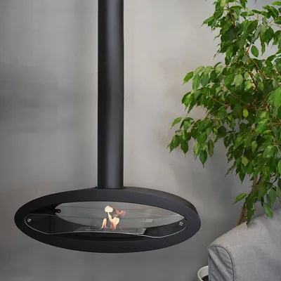 Produktbild von GLOW FIRE Ethanol Kamin 'Karlstad' | Ethanolofen in weiß mit 4 Std. Brenndauer und 2,6 KW Heizleistung | HxBxT: 187,6x112x40 cm