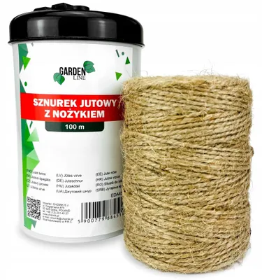 Produktbild von GARDENLINE Juteschnur im Schlauch mit Schneidevorrichtung 100 m EDA4519
