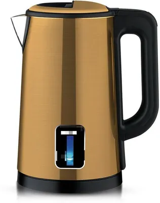 Image de Bouilloir électrique, 220 V, 2,5 l, acier inoxydable, arrêt automatique, orange
