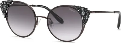 Image de Lunettes de soleil pour femme Chopard SCHL06S 0530 NERO LUCIDO TOTALE 53/20/145