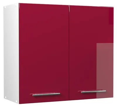 Obrázok produktu pre Nástenná skrinka Vicco Fame-Line Bordeaux vysoký lesk/biely 80 cm, Model 62798