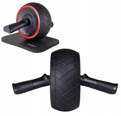 Produktbild von HMS WA14 Bauchtrainer Rolle mit Rückfederung Trainingsmatte