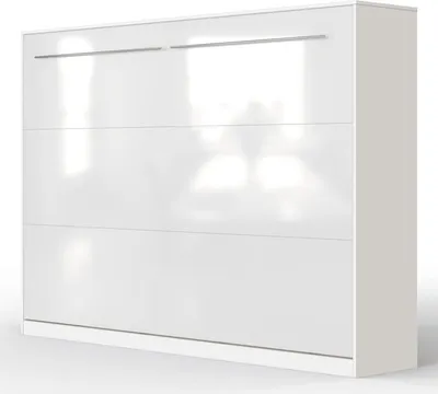 Produktbild von SMARTBett Standard Komfort Lattenrost 140x200 Horizontal Komfort Weiss/Weiss Hochglanzfront