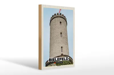 Produktbild von Holzschild Städte Berlin Sparrenburg Architektur 30x20cm