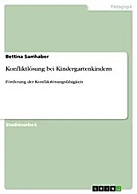 Produktbild von Konfliktlösung bei Kindergartenkindern