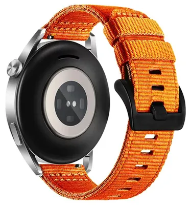 Obrázek produktu pro Techsuit – Watchband 20 mm (W070) řemínek pro Samsung Galaxy Watch 4/5/Active 2, Huawei Watch GT 3 (42 mm)/GT 3 Pro (43 mm) – oranžový květ