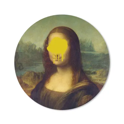 Produktbild von MuchoWow® Mauspad Mousepad Mona Lisa - Leonardo da Vinci - Kunst 30x30 cm - Mousepads - Maus Mat - Pad - Mausunterlage - Tischunterlage - Schreibtischmatten