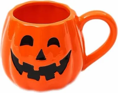 Obrázek produktu pro Keramický hrnek Halloween 420 ml oranžový