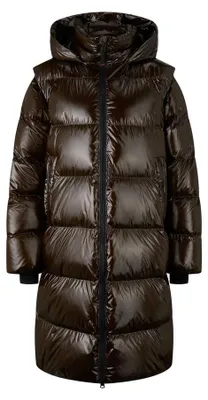 Image de Manteau en duvet 2 en 1 Bogner Fire + Ice pour femme, modèle ASTA, couleur espresso : taille 40