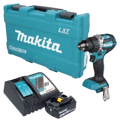 Produktbild von Makita DDF 484 RG1K Akku Bohrschrauber 18 V 54 Nm Brushless + 1x Akku 6,0 Ah + Ladegerät + Koffer