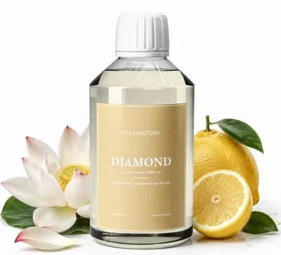 Produktbild von Steamstory Wäscheparfüm Diamond - Frischer Duft mit weißem Moschus und Zitrusfrüchten - 250 ml