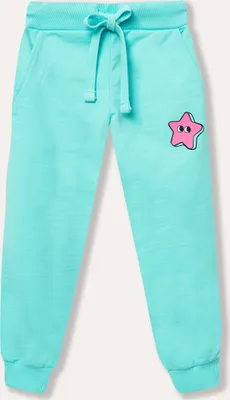 Productafbeelding van Trainingspakken voor meisjes, model Star - Turquoise - Maat 98